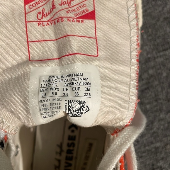 Floral patterned converse chuck 70s high tops - Picture 4 of 7